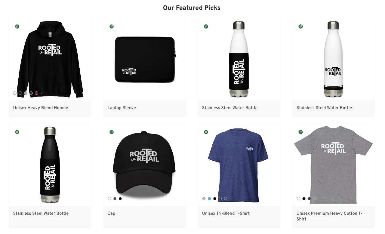 Rooted in Retail Shop